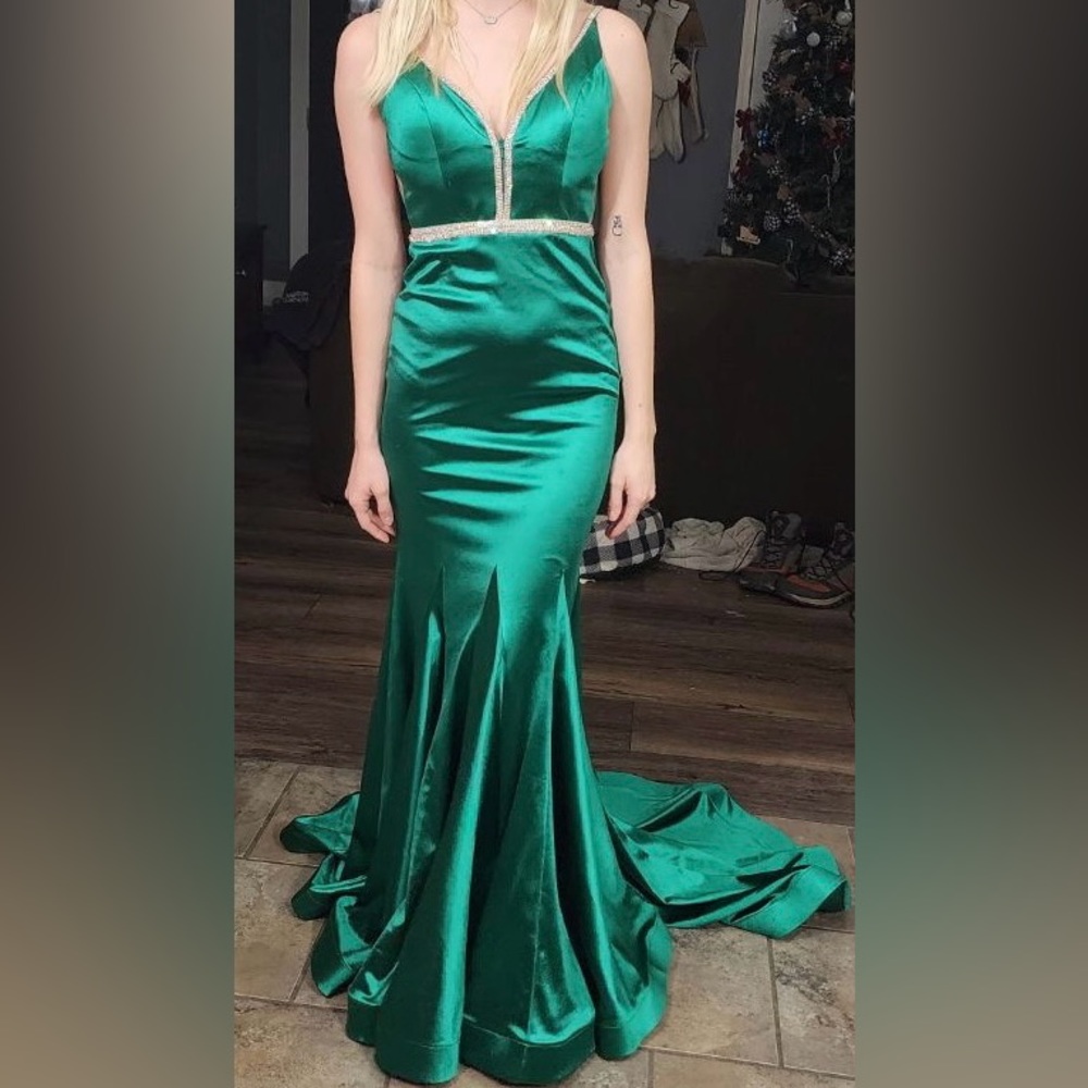 Dark Green Pageant dress